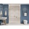Anzzi 60 in. x 70 in. H Sliding Framed Shower Door in Brushed Nickel w/ Tsunami Guard Tempered Glass SD-AZ15-01BN - alternate 4